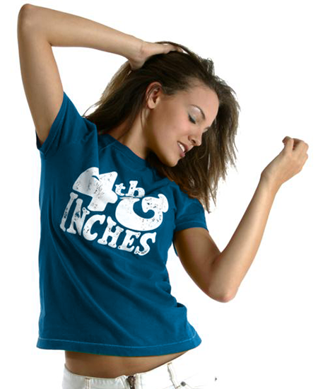 Woman Wearing a Graphic Tee